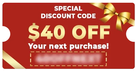 CardioClear7 bonus 4: $40 off your next purchase discount code
