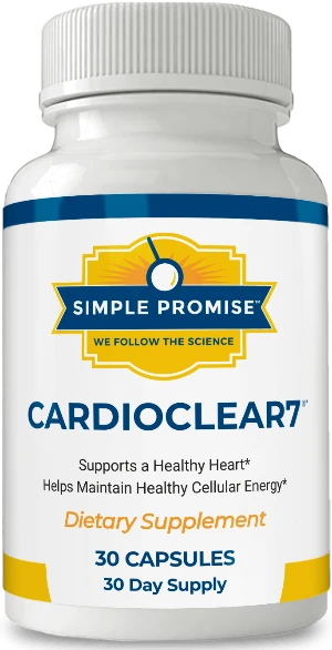 CardioClear7 bottle by Simple Promise, 30 capsules, 30-day supply