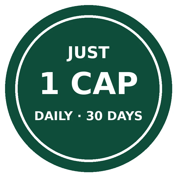 CardioClear7 one capsule daily, 30-day supply